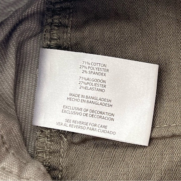 Gap Women’s Corduroy Frayed Pocket Shorts Green Size 10 - Picture 4 of 10